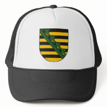 Saxony (Sachsen) Coat of Arms Hat by FlagTshirts Saxony (Sachsen) Coat of Arms Hat