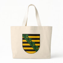 Saxony (Sachsen) Coat of Arms Tote Bag by FlagTshirts Saxony (Sachsen) Coat of Arms Tote Bag