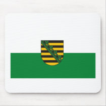 Saxony (Sachsen) Flag Mousepad by FlagTshirts Saxony (Sachsen) Flag Mousepad