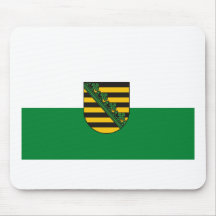 Saxony (Sachsen) Flag Mousepad