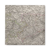 Saxony, Thuringen and neighboring Countries Fridge Magnet