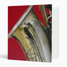 Saxophone 3 Ring Binders