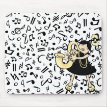 Saxophone Baby mousepads