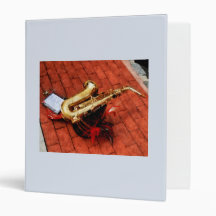Saxophone Before the Parade Binder
