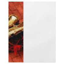 Saxophone Before the Parade Flyer Design