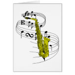 Saxophone cards
