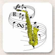 Saxophone Coasters