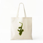 Saxophone design, green version bags