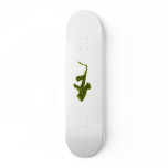 Saxophone design, green version custom skateboard