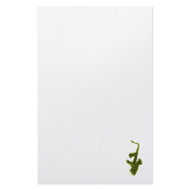 Saxophone design, green version custom stationery