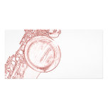 Saxophone Drawing Photo Card photo cards