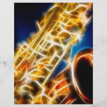 Saxophone - Fractal Custom Flyer