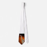 Saxophone Gold Background Tie