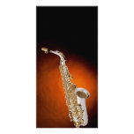 Saxophone Gold Photo Card photo cards