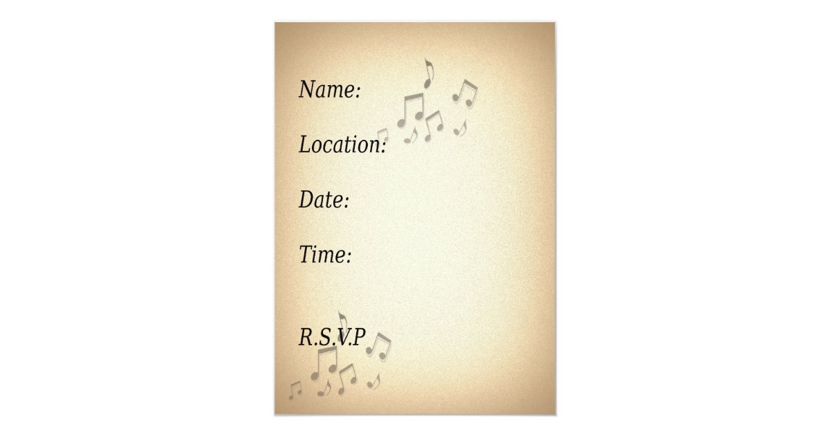 Saxophone invitation Cards Zazzle