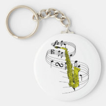 Saxophone Key Chain