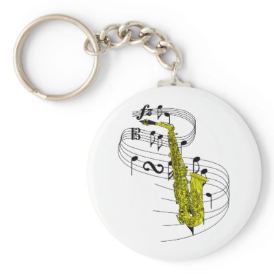 Saxophone keychains
