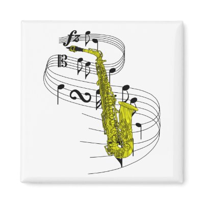 Saxophone magnets
