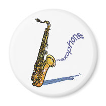 Saxophone magnets