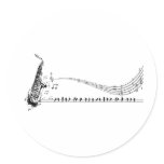Saxophone Music stickers