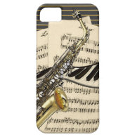 Saxophone & Piano Music iPhone 5 Cover
