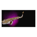 Saxophone Picture Photo Card photo cards