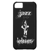 Saxophone Player Jazz Blues on a Black iPhone 5 iPhone 5C Cover  at Zazzle