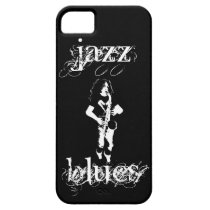 Saxophone Player Jazz Blues on a Black iPhone 5 iPhone 5 Cover at  Zazzle