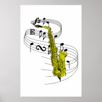 Saxophone posters