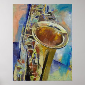 Saxophone Print
