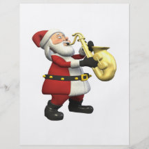 Saxophone Santa Flyers
