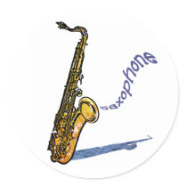 Saxophone stickers