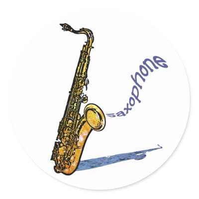 Saxophone stickers