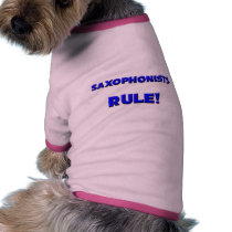 Saxophonists Rule! pet clothing