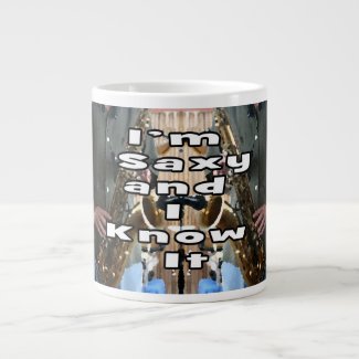 saxy and know it middle bw double solid player pic jumbo mugs
