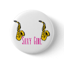 SAXY Girl Pink Saxophone Players Design