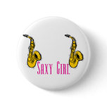 SAXY Girl Pink Saxophone Players Design