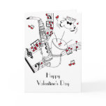 Saxy Valentine's Day Greeting Card