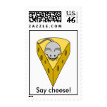 say cheese postage stamap