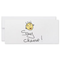 Say cheese custom rack card