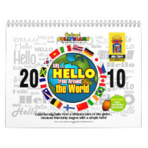 Say HELLO from Around the World calendars by myjollybeans Say HELLO from Around the World calendars