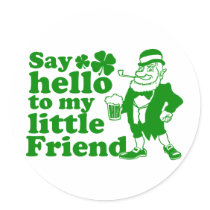 Say Hello To My Little Friend Stickers