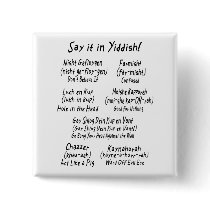 Say it in Yiddish Pin