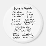 Say it in Yiddish Refrigerator Magnets