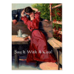 Say It With A Kiss! - Postcard