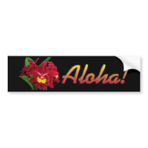 Say it with Aloha! ( BumperStickers ) by MoonArtandDesigns Say it with Aloha! ( BumperStickers )