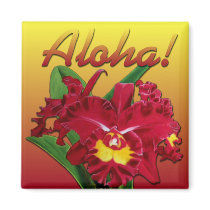 Say it with Aloha! Magnets