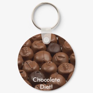Say it with Chocolate! keychain
