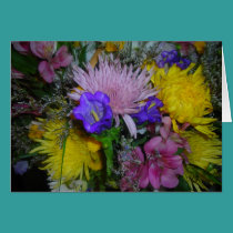 Say it with flowers -card