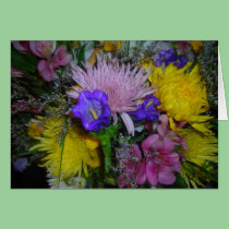 Say it with flowers -card